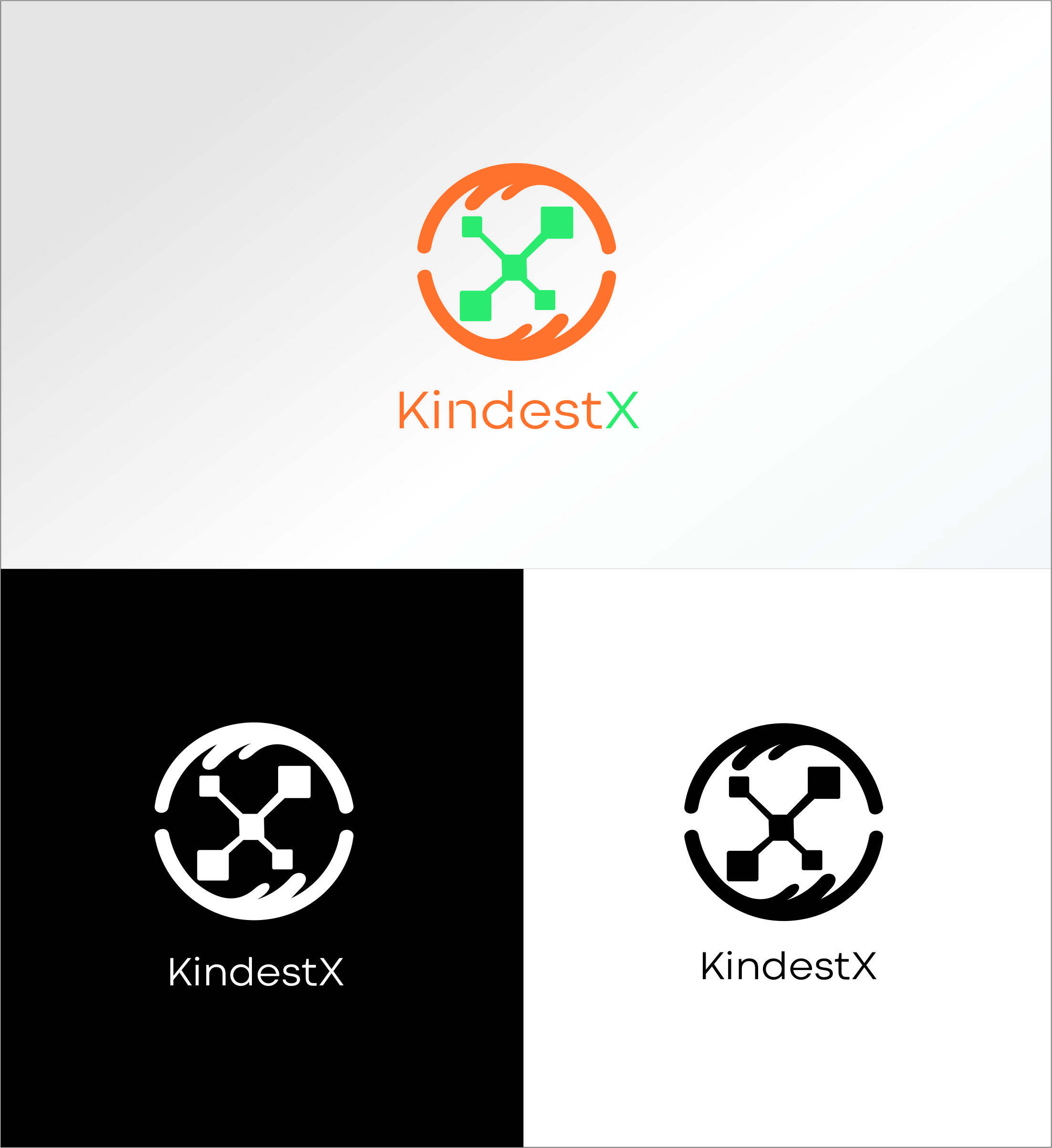 Logo Design by dorna 2 for KindestX | Design #22994906