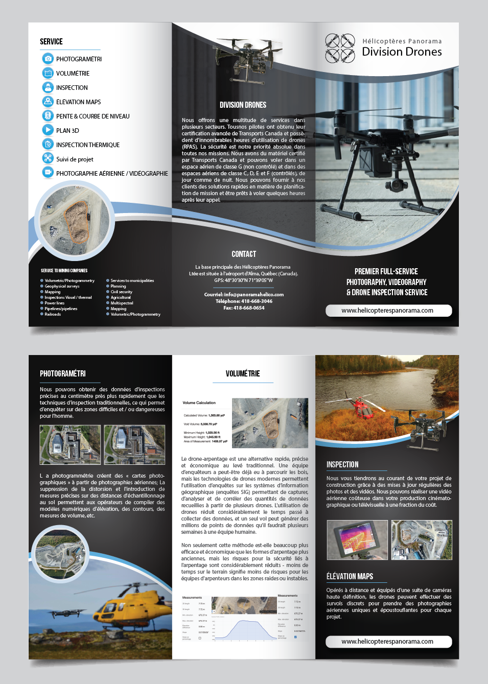 Flyer-Design von alex989 für PANORAMA HÉLICOPTÈRE | Design #22990526