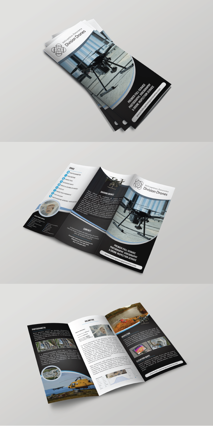 Flyer-Design von alex989 für PANORAMA HÉLICOPTÈRE | Design #22990591