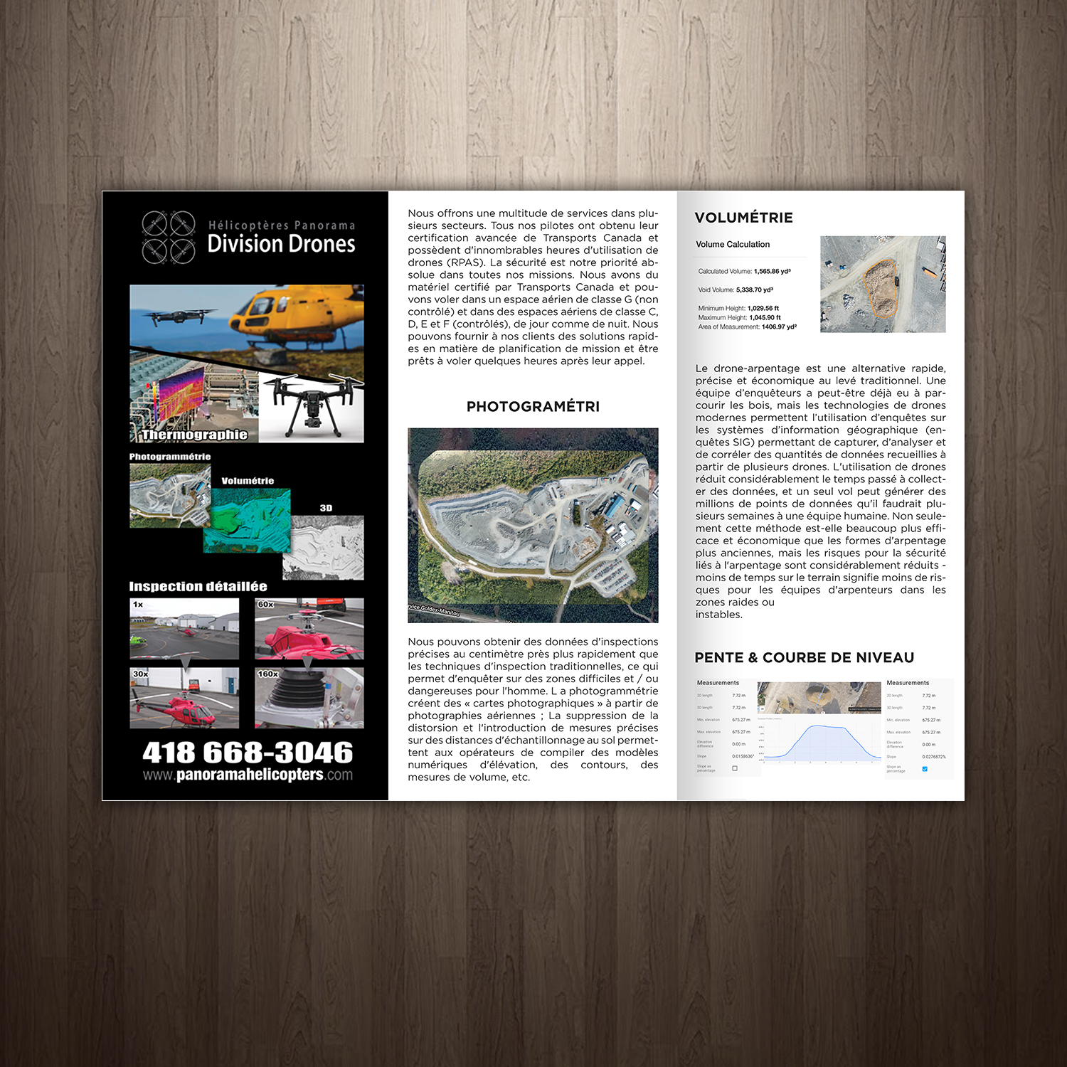 Flyer Design by GraphicsGuru for PANORAMA HÉLICOPTÈRE | Design #23006223