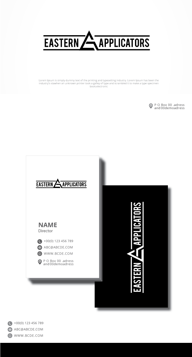 Logo Design by graphicevolution for Eastern Applicators | Design #22991618
