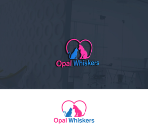 Opal Whiskers  | Logo Design by CreativeBaba