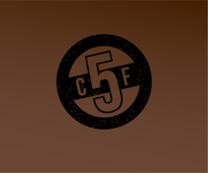 Circle 5 Feeds or illustrated circle 5 with feeds following. | Logo Design by bluejet