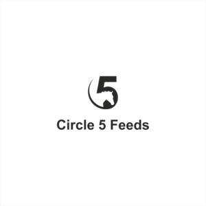 Circle 5 Feeds or illustrated circle 5 with feeds following. | Diseño de Logo por kolevvp