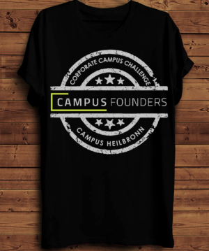 Cooles T-Shirt Design für Studies zum Thema Corporate Campus Challenge | T-shirt Design by creative gravity