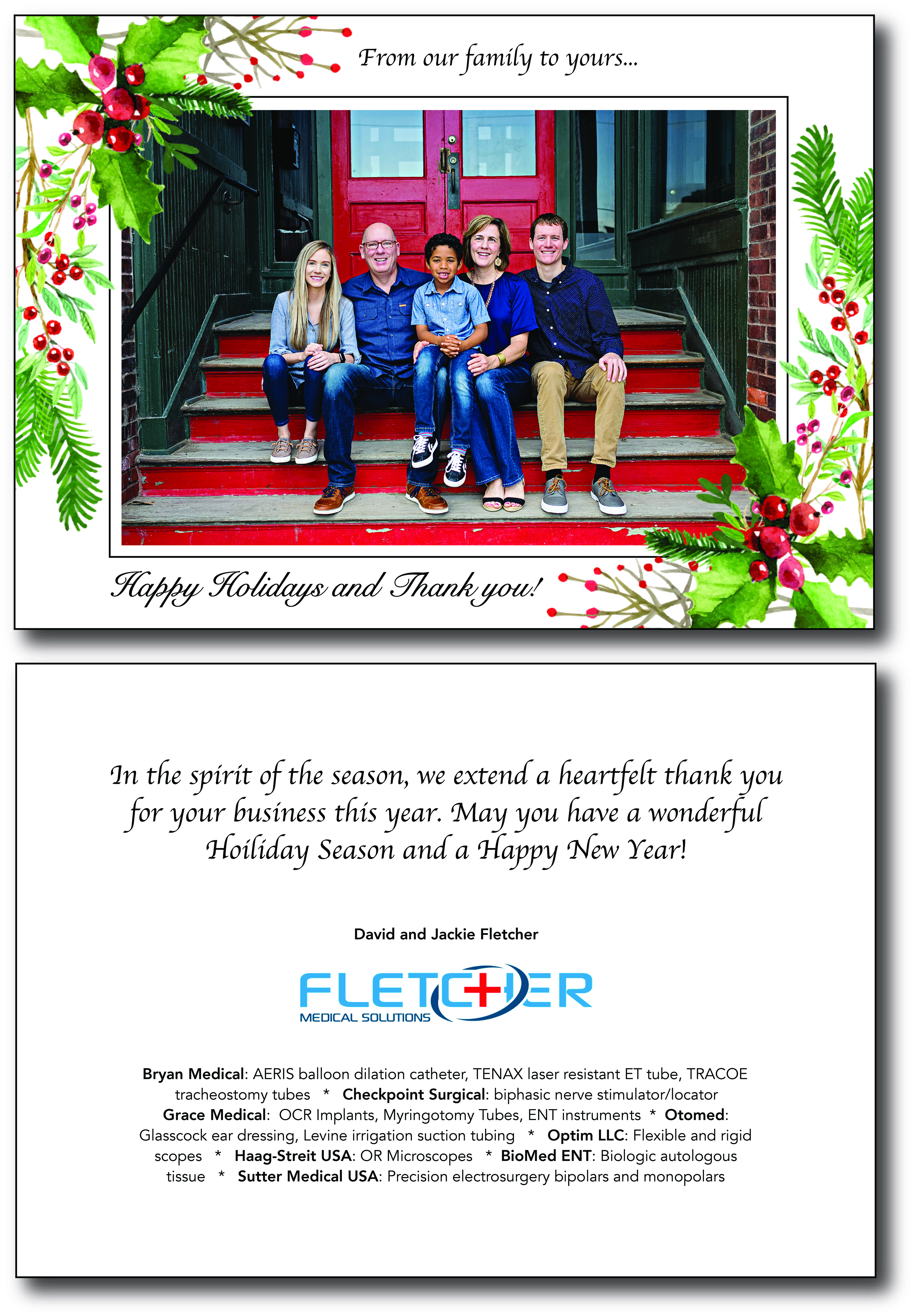 Greeting Card Design by TracyInspires for Fletcher Medical Solutions | Design #22993927