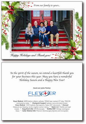 Design de Carte de Voeux par TracyInspires pour Fletcher Medical Solutions | Design : #22993927