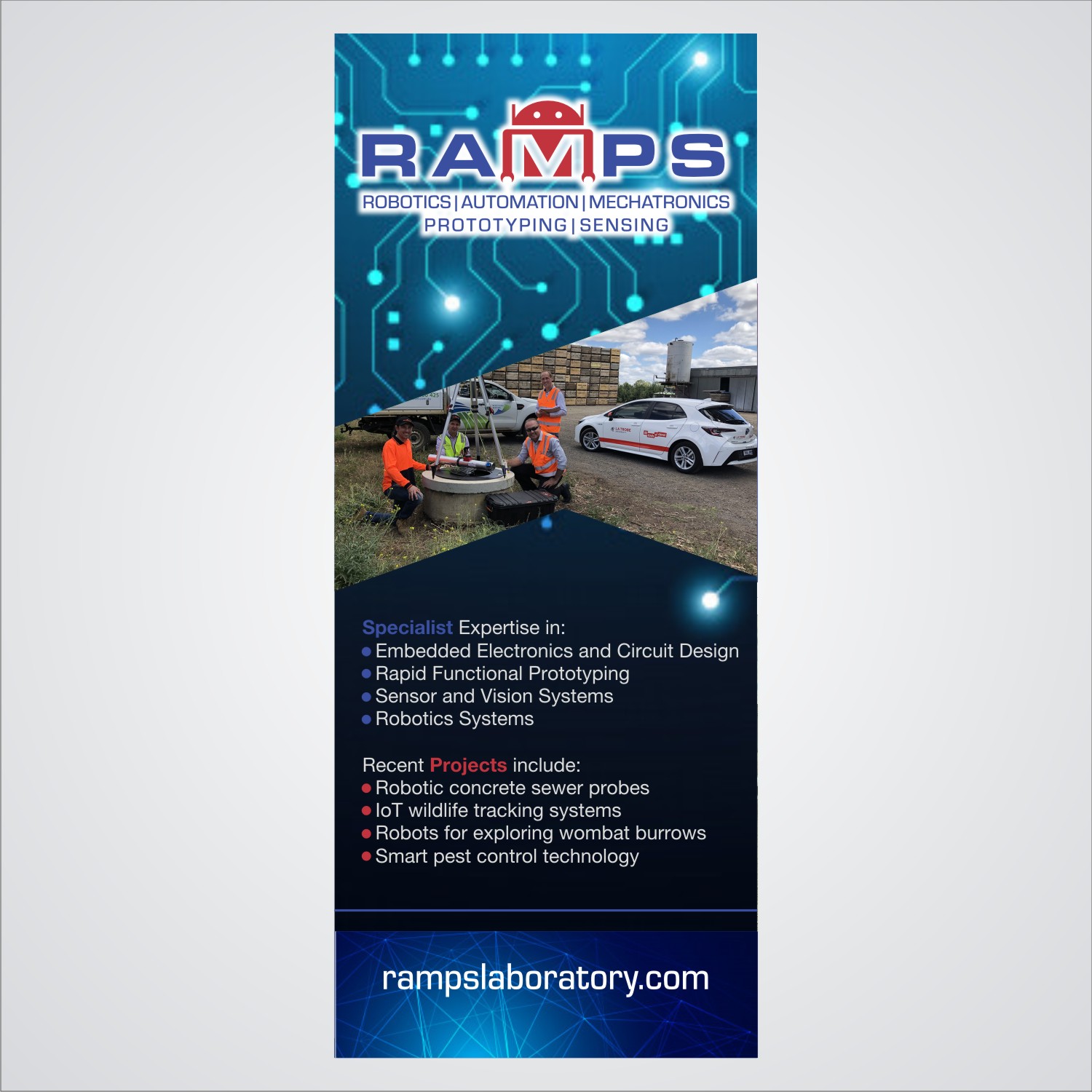 Diseño de Stand de Feria por DG+ para este proyecto | Diseño #23027099