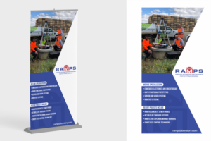 RAMPS Robotics Engineering Design Team - Pull Up Banner Design  | Messestand-Design von creativechauhan1989