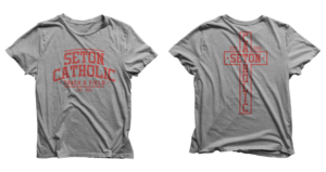T-Shirt Design - Seton Track and Field | Design de T-shirt par Barney Stinson