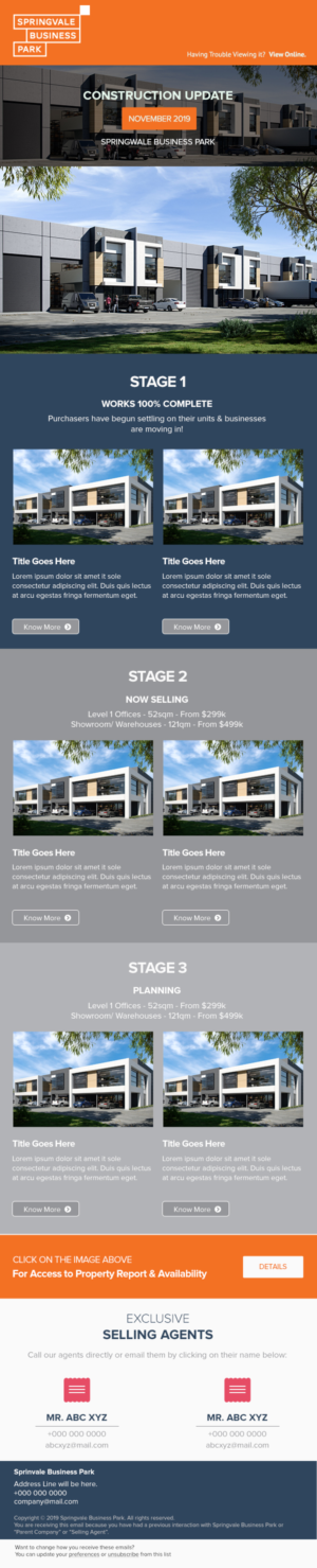 Newsletter Design by Akshar Shailesh for this project | Design: #23040672