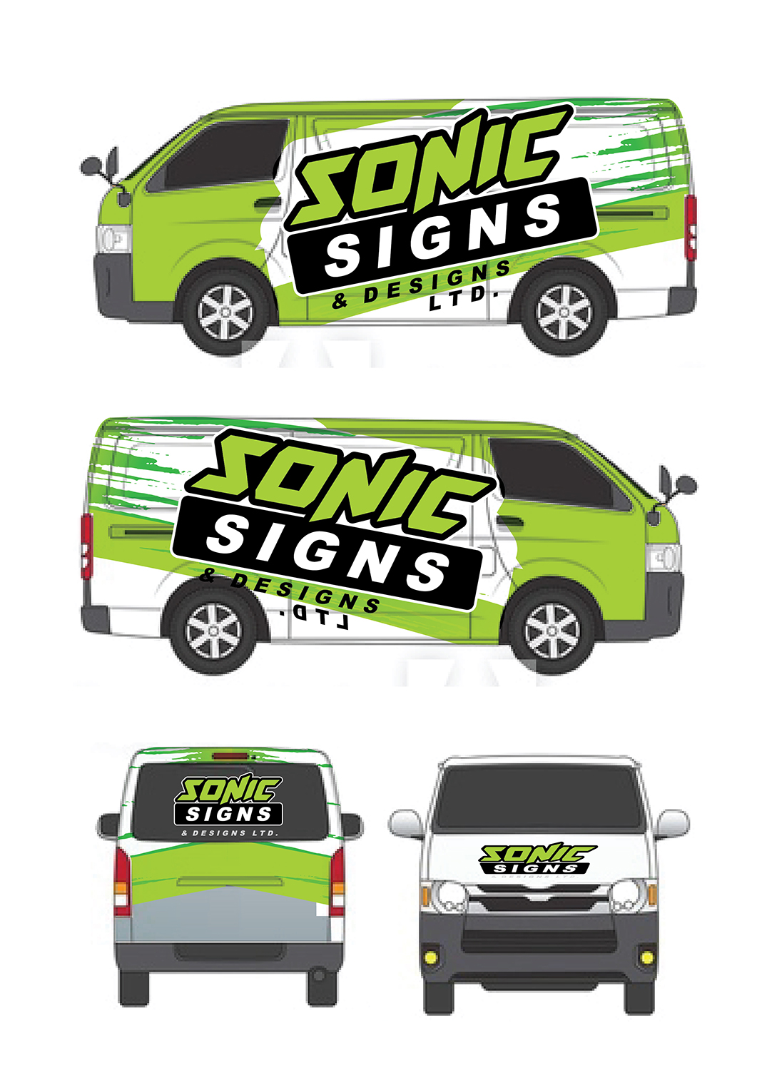 Graphic Design by Deziners Zone for Sonic Signs and Designs Ltd | Design #23034789