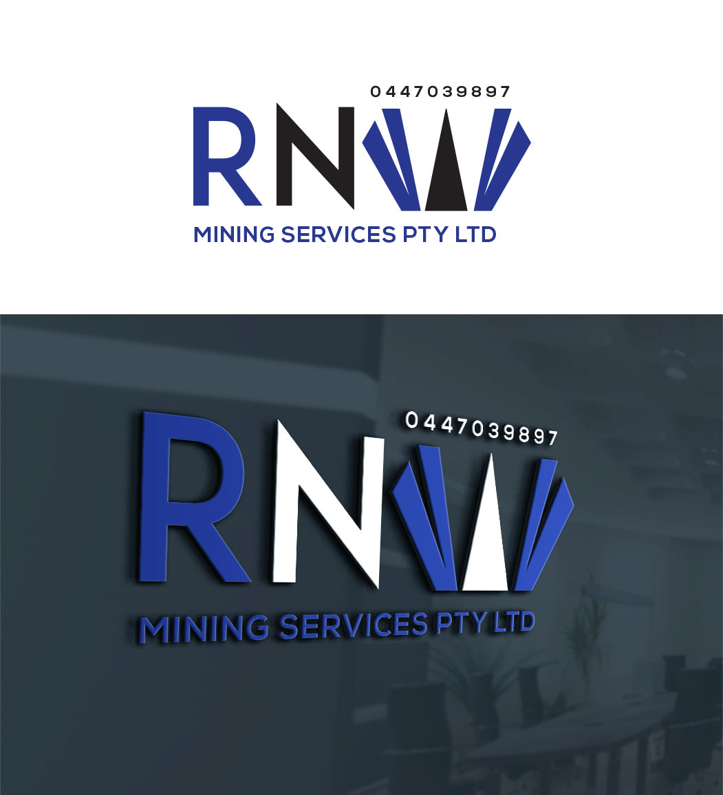 Logo Design by design new for RNW mining service Pty Ltd | Design #22996299