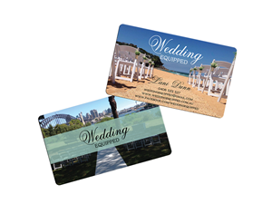 Wedding Ceremony Equipment Hire Business Card | Visitenkarten-Design von MT