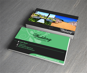 Wedding Ceremony Equipment Hire Business Card | Visitenkarten-Design von Professor P