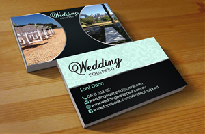 Wedding Ceremony Equipment Hire Business Card | Visitenkarten-Design von Hardcore Design