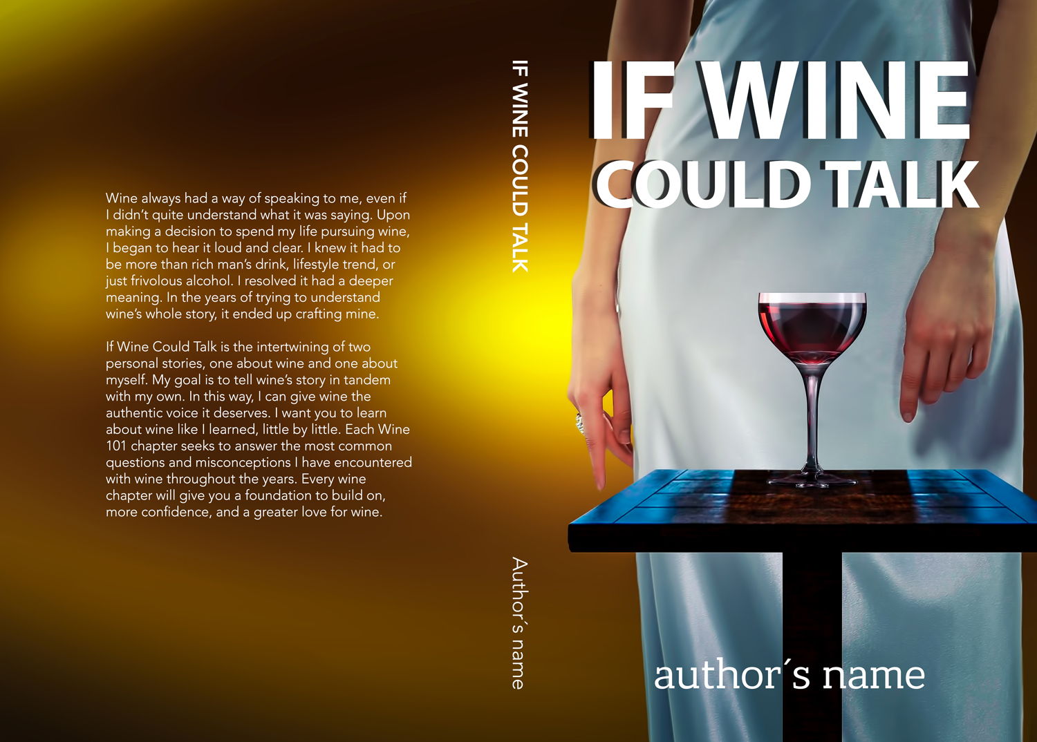 Book Cover Design by Wally_F for Wine Inspired  | Design #22999825
