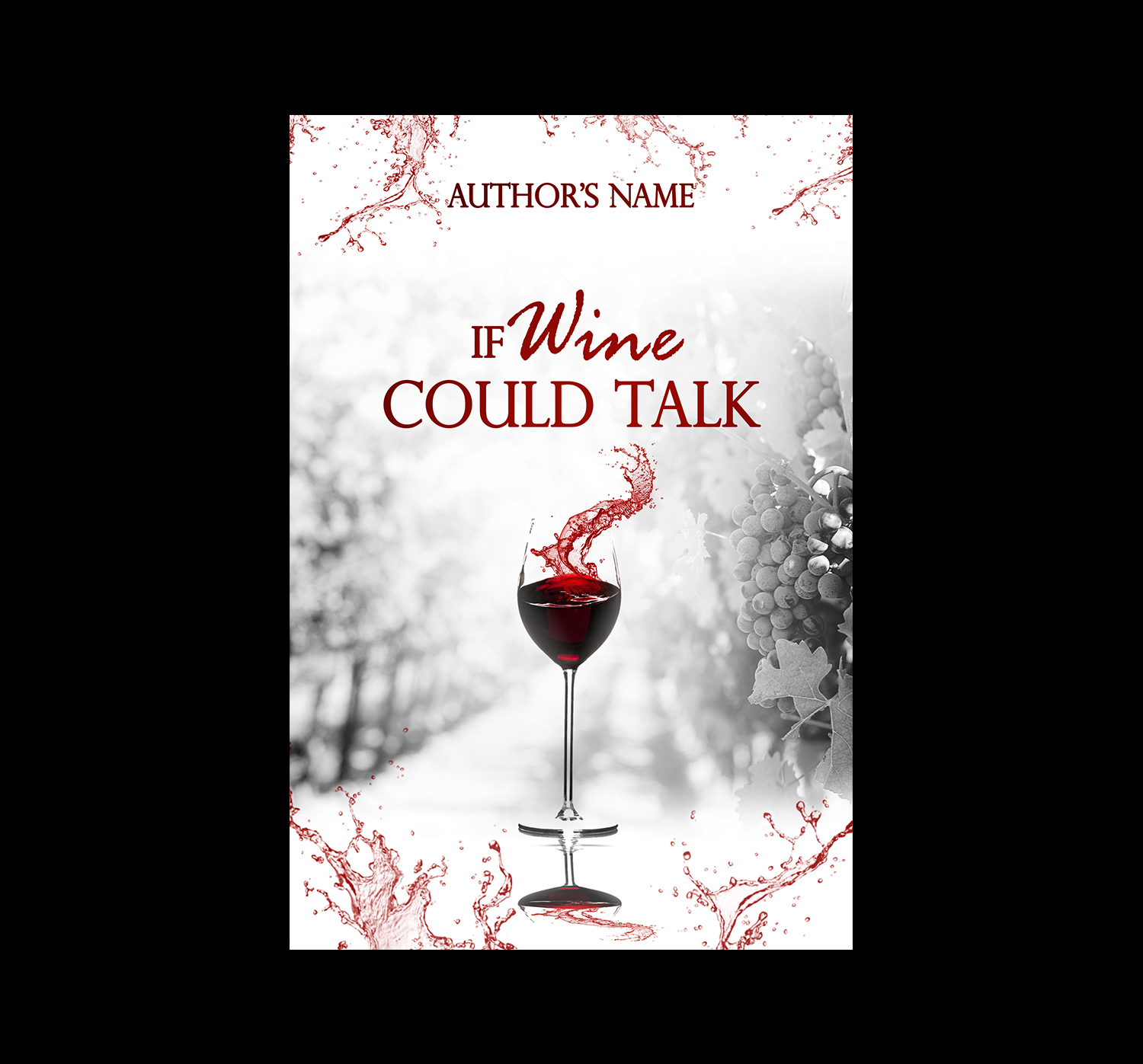 Book Cover Design by Ann_RS - Anelia for Wine Inspired  | Design #23001530