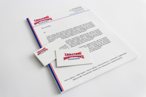 Letterhead Design by PavanPrajapati for Lighting Maintenance Inc | Design: #22995544
