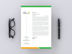Letterhead Design by Krishno for Lighting Maintenance Inc | Design: #22992701