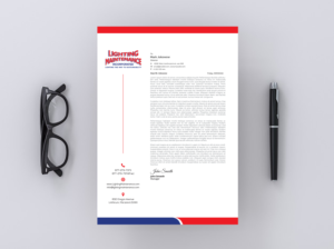 Letterhead Design by Krishno for Lighting Maintenance Inc | Design: #22992804