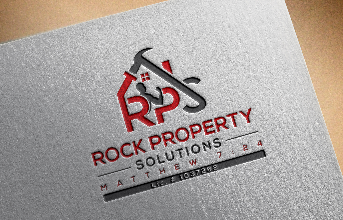 Logo Design by Mr. Shakib's Design Studio for Rock Property Solutions | Design #23007556