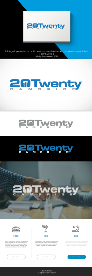 20Twenty or 20Twenty Cambridge | Logo Design by Kim Ji