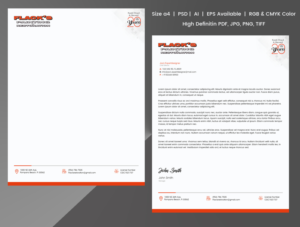 Flack's Painting & Restoration Letterhead Design | Design En-Tête par Expert Designer