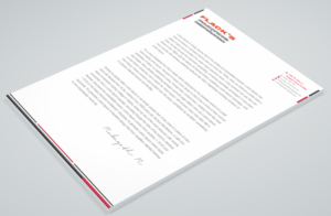 Letterhead Design by Petter Goms for Flack's Painting & Waterproofing Inc. | Design: #22994978