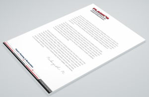 Letterhead Design by Petter Goms for Flack's Painting & Waterproofing Inc. | Design: #22995843