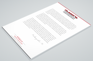 Letterhead Design by Petter Goms for Flack's Painting & Waterproofing Inc. | Design: #22995873