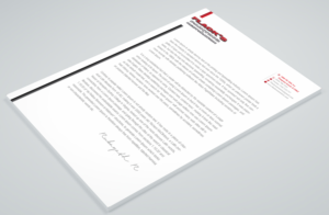 Letterhead Design by Petter Goms for Flack's Painting & Waterproofing Inc. | Design: #22995875