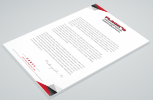 Letterhead Design by Petter Goms for Flack's Painting & Waterproofing Inc. | Design: #22995881