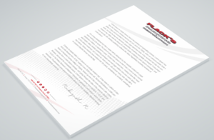 Letterhead Design by Petter Goms for Flack's Painting & Waterproofing Inc. | Design: #22996347