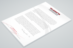 Letterhead Design by Petter Goms for Flack's Painting & Waterproofing Inc. | Design: #23001655