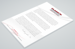 Letterhead Design by Petter Goms for Flack's Painting & Waterproofing Inc. | Design: #23002576