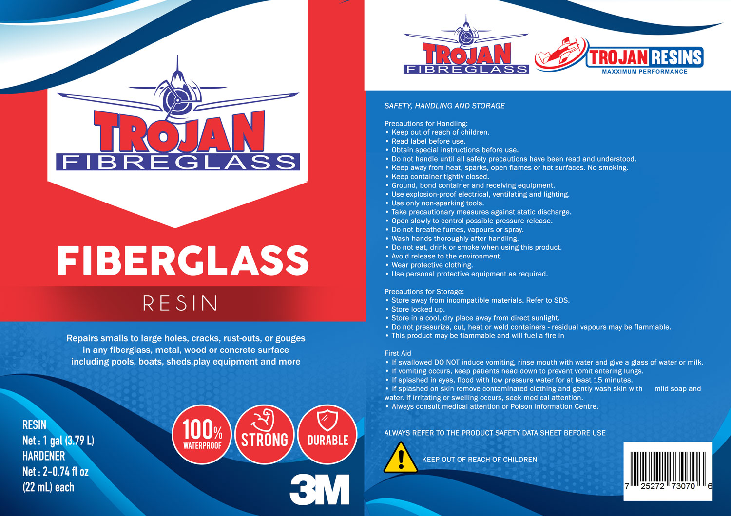 Packaging Design by ordelya.nicole for Trojan Fibreglass Pty Ltd | Design #22995346