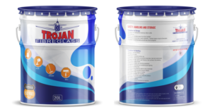 Metal Pail and Round Tin Can Design for Resin Manufacturer  | Packaging Design by SAI DESIGNS
