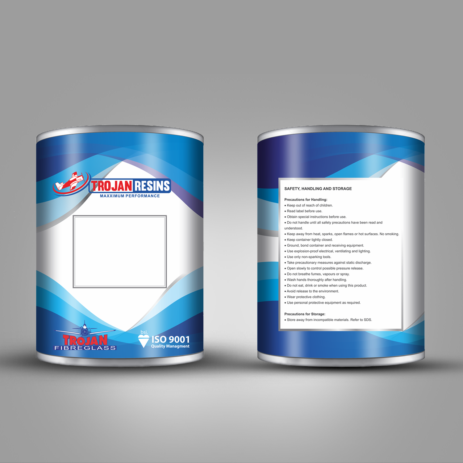 Packaging Design by slavisa_ves for Trojan Fibreglass Pty Ltd | Design #23004889