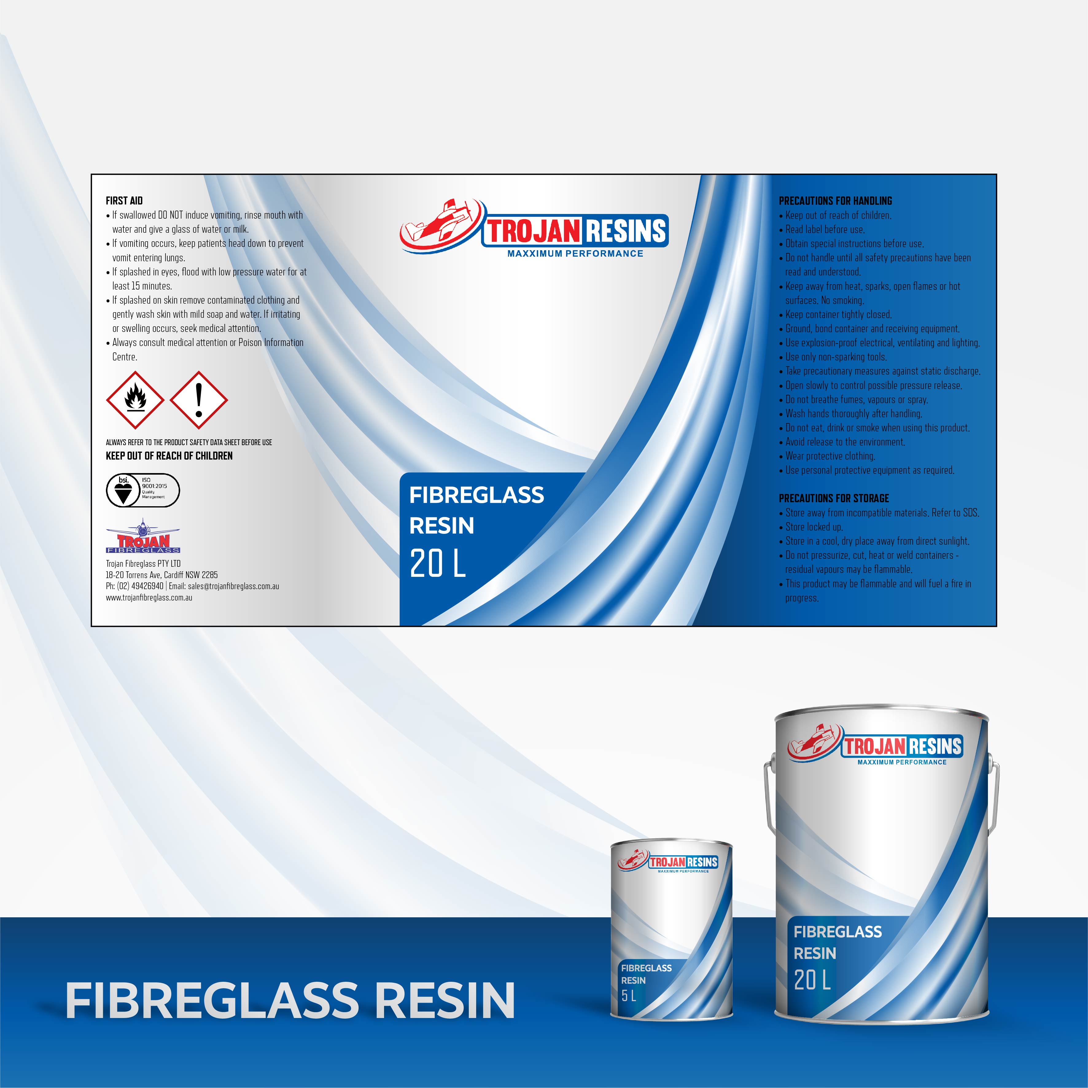 Design Emballage par Aistikart pour Trojan Fibreglass Pty Ltd | Design : #23015201
