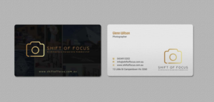 Business Card Design by INDIAN_Ashok for Shift of Focus  | Design: #22996835