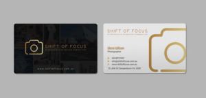 Business Card Design by INDIAN_Ashok for Shift of Focus  | Design: #22996838