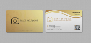 Business Card Design by INDIAN_Ashok for Shift of Focus  | Design: #22996839