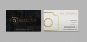 Business Card Design by INDIAN_Ashok for Shift of Focus  | Design: #22996840