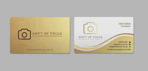 Business Card Design by INDIAN_Ashok for Shift of Focus  | Design: #22996841