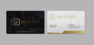 Business Card Design by INDIAN_Ashok for Shift of Focus  | Design: #22996842
