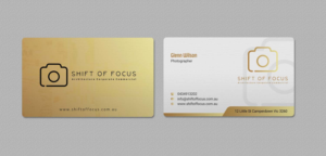 Business Card Design by INDIAN_Ashok for Shift of Focus  | Design: #22996843