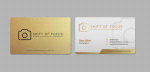 Business Card Design by INDIAN_Ashok for Shift of Focus  | Design: #22996845