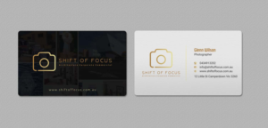 Business Card Design by INDIAN_Ashok for Shift of Focus  | Design: #22996847