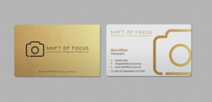 Business Card Design by INDIAN_Ashok for Shift of Focus  | Design: #22996850